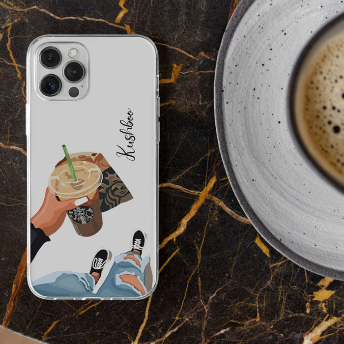 Startbucks transparent silicone case
